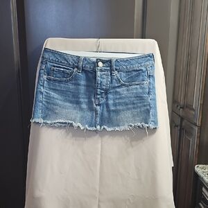 American Eagle Outfitters Light Blue Denim Skirt